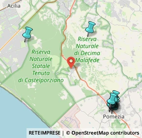 Mappa Mc Arthur Glen Outlet Center, 00128 Castel Romano RM, Italia (6.37583)