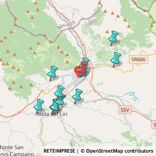 Mappa Via Michele Biancale, 03039 Sora FR, Italia (3.81091)