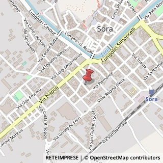 Mappa Via San t. D' Aquino, 4 A-B, 03039 Sora, Frosinone (Lazio)