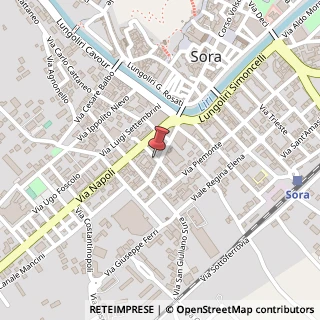 Mappa Via San t. D' Aquino, 3H, 03039 Sora, Frosinone (Lazio)