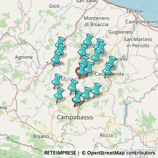Mappa Strada Statale 647 Fondo Valle del Biferno, 86030 Lucito CB, Italia (10.981)