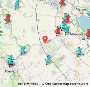 Mappa Via delle Strelitzie, 00134 Santa Palomba RM, Italia (6.31941)