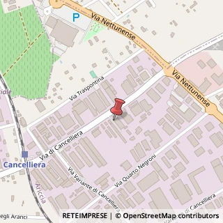 Mappa Via Cancelliera, 33/ A, 00040 Ariccia, Roma (Lazio)