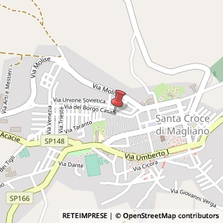 Mappa Via del Borgo Casale, 62, 86047 Santa Croce di Magliano, Campobasso (Molise)