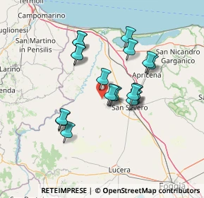 Mappa Unnamed Road, 71017 Torremaggiore FG, Italia (12.1075)