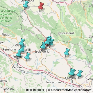 Mappa Via Goldoni VIA CELLARO 24 GIA, 03039 Sora FR, Italia (18.51733)