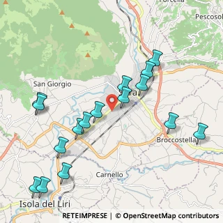Mappa Via Goldoni VIA CELLARO 24 GIA, 03039 Sora FR, Italia (2.45188)