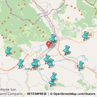 Mappa Via Goldoni VIA CELLARO 24 GIA, 03039 Sora FR, Italia (4.80857)