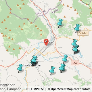 Mappa Via Goldoni VIA CELLARO 24 GIA, 03039 Sora FR, Italia (5.51353)