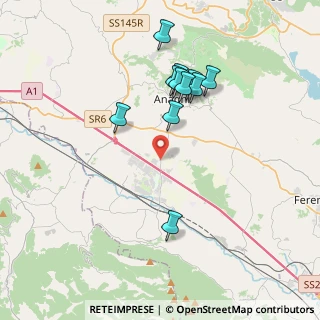 Mappa SP 12 Casilina Stazione Sgurgola, 03012 Anagni FR, Italia (3.76636)