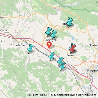 Mappa SP 12 Casilina Stazione Sgurgola, 03012 Anagni FR, Italia (7.33083)