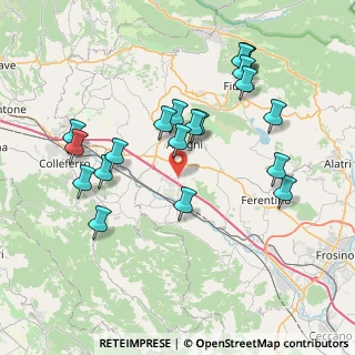 Mappa SP 12 Casilina Stazione Sgurgola, 03012 Anagni FR, Italia (8.448)