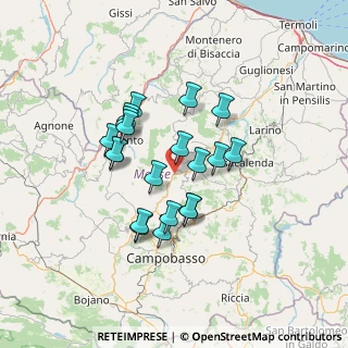 Mappa Contrada Colle Sereno, 86030 Lucito CB, Italia (11.8875)