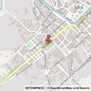 Mappa Via Armando Diaz, 1, 03039 Sora, Frosinone (Lazio)