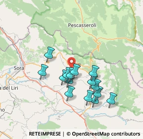 Mappa Via Fontana Psopane Maiolfe, 03041 Alvito FR, Italia (6.58)