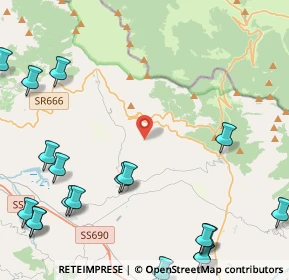 Mappa Via Fontana Psopane Maiolfe, 03041 Alvito FR, Italia (7.049)
