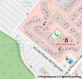 Mappa Centro Commerciale Designer Outlet - Unità, 00128 Roma RM, Italia (0.07333)