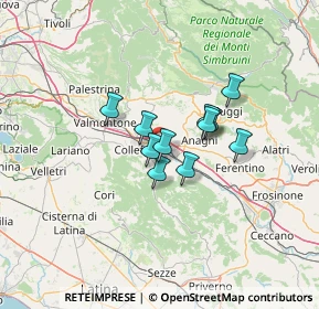 Mappa 00030 Gavignano RM, Italia (9.03364)