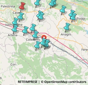 Mappa 00030 Gavignano RM, Italia (9.1845)