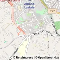 Mapa Albano Laziale