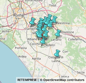 Mappa 00074 Nemi RM, Italia (9.582)