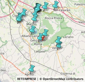 Mappa 00074 Nemi RM, Italia (9.5145)