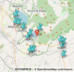Mappa 00074 Nemi RM, Italia (4.52154)