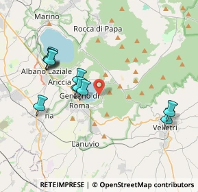 Mappa 00074 Nemi RM, Italia (4.07545)