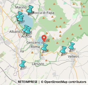 Mappa 00074 Nemi RM, Italia (5.08182)