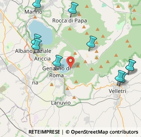 Mappa 00074 Nemi RM, Italia (5.70182)