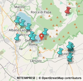 Mappa 00074 Nemi RM, Italia (4.88133)