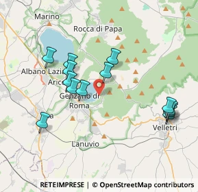 Mappa 00074 Nemi RM, Italia (3.95385)
