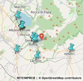 Mappa 00074 Nemi RM, Italia (4.05333)