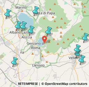 Mappa 00074 Nemi RM, Italia (6.06667)