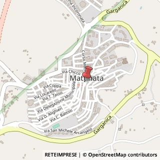 Mappa Via Giantommaso Giordani, 15, 71030 Mattinata, Foggia (Puglia)
