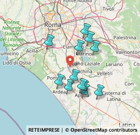 Mappa Via dei Tamarindi, 00134 Roma RM, Italia (12.98167)
