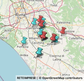 Mappa Via Tenente Nino Iacobini, 00045 Genzano di Roma RM, Italia (8.708)