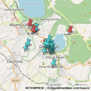 Mappa Via Tenente Nino Iacobini, 00045 Genzano di Roma RM, Italia (1.2745)