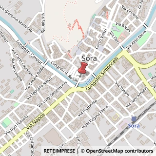 Mappa Corso Volsci,  155, 03039 Sora, Frosinone (Lazio)
