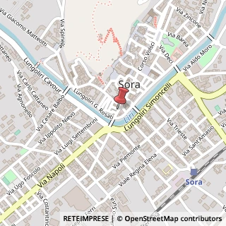 Mappa Corso Volsci,  128, 03039 Sora, Frosinone (Lazio)