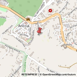 Mappa Via della focaccia 5/7, 00040 Ariccia, Roma (Lazio)