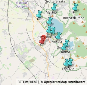Mappa , 00041 Albano Laziale RM, Italia (4.10333)
