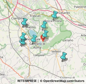Mappa Piazza Roma, 00074 Nemi RM, Italia (7.62636)