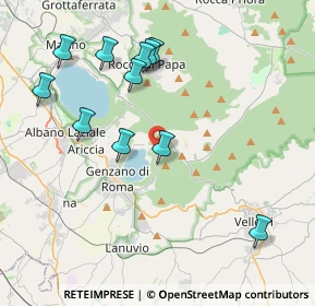 Mappa Piazza Roma, 00074 Nemi RM, Italia (4.43364)