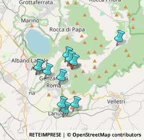 Mappa Piazza Roma, 00074 Nemi RM, Italia (3.34545)