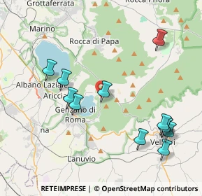 Mappa Piazza Roma, 00074 Nemi RM, Italia (4.705)