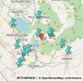Mappa Piazza Roma, 00074 Nemi RM, Italia (4.35167)