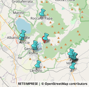 Mappa Piazza Roma, 00074 Nemi RM, Italia (4.805)