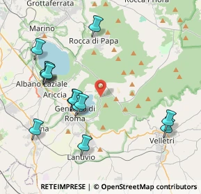 Mappa Piazza Roma, 00074 Nemi RM, Italia (4.62929)