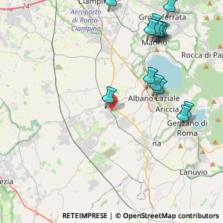 Mappa Via Arezzo, 00041 Albano Laziale RM, Italia (5.71571)